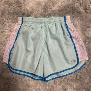 Pink Victoria Secret Sequined Athletic Shorts